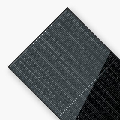  345-370W PERC Painel Solar Mono MBB 120 células meio cortadas todos preto PV módulo