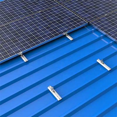 Sistema de estrutura de montagem do painel solar do telhado do metal