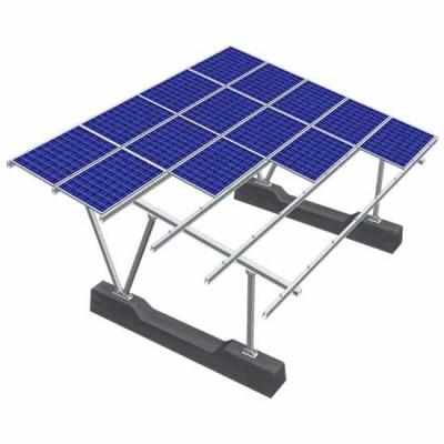 Sistema de estrutura de montagem de painel solar de garagem