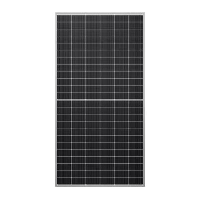 Custo justo 560w ~ 580w painel solar mono de meia célula de vidro único