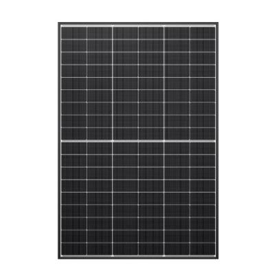 Preço de fábrica 415~445W Painel fotovoltaico com moldura preta monofacial